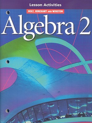 Lesson Activities (Holt Algebra 2) [Paperback] by