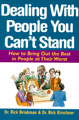 Image for Dealing With People You Can't Stand