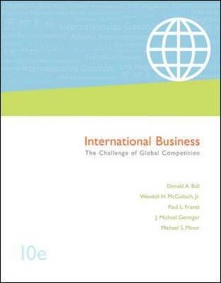 Image for International Business: The Challenge of Global Competition International Business: The Challenge of Global Competition