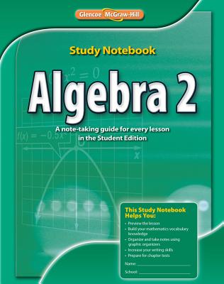 Algebra 2, Study Notebook (MERRILL ALGEBRA 2)