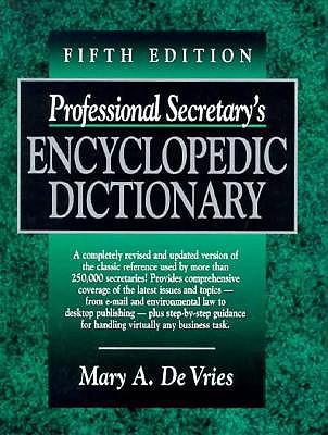 Image for Professional Secretary's Encyclopedic Dictionary