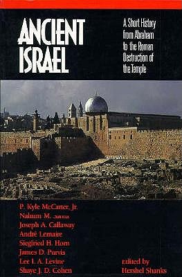 Image for Ancient Israel: A Short History from Abraham to the Roman Destruction of the Temple