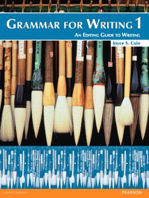 Image for Grammar for Writing 1 Student's Book