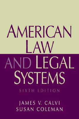 Image for American Law and Legal Systems (6th Edition)