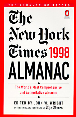 The New York Times 1998 Almanac; The New York Times 1998 Almanac