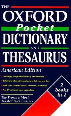 Image for Oxford Pocket Dictionary and Thesaurus