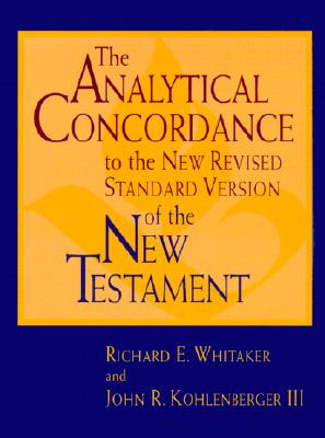 Image for The Analytical Concordance to the New Revised Standard Version of the New Testament