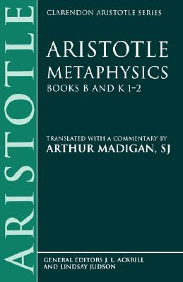 Metaphysics: Books Z and H (Clarendon Aristotle Series)