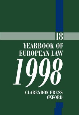 Yearbook of European Law: Volume 18: 1998