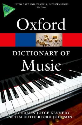 Image for The Oxford Dictionary of Music Sixth Edition