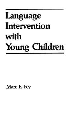 Image for Language Intervention With Young Children