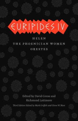 Image for Euripides IV: Helen, The Phoenician Women, Orestes (The Complete Greek Tragedies)
