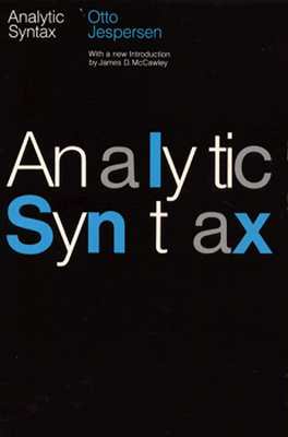 Image for Analytic Syntax