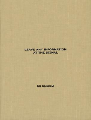 Image for LEAVE ANY INFORMATION AT THE SIGNAL