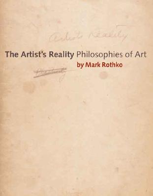 The Artist's Reality: Philosophies of Art