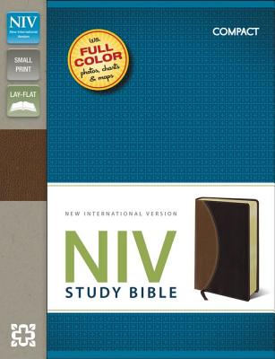 Image for "NIV Compact Study Bible (NIV, TanBur"