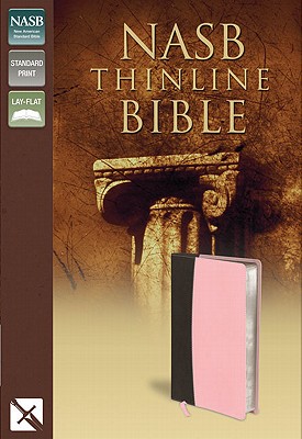 Image for "NASB Thinline Bible, Italian Duo-Tone, Pink/Chocolate"