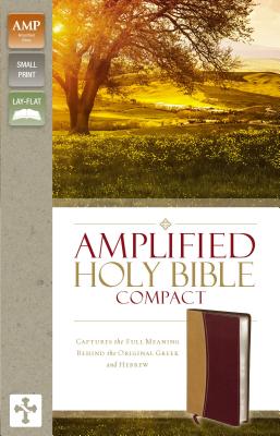Image for "Amplified Holy Bible, Compact, Imitation Leather, TanBurgundy: Captures the Full Meaning Behind th"