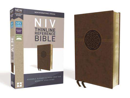 Image for NIV, Thinline Reference Bible, Leathersoft, Brown, Red Letter Edition, Comfort Print