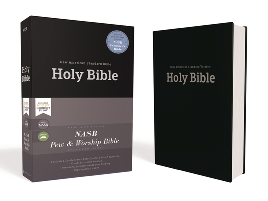 NASB, Church Bible (Pew Bible), Hardcover, Black, 1995 Text, Comfort Print