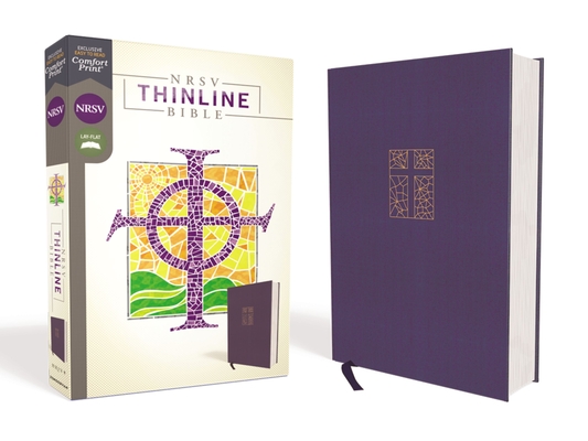Image for NRSV, Thinline Bible, Cloth over Board, Navy, Comfort Print