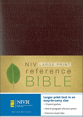 NIV Reference Bible, Personal Size (Burgundy Leather-Look)