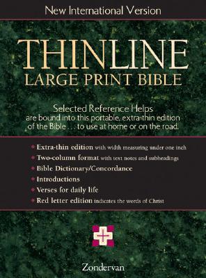 Thinline Large Print Bible, New International Version, English
