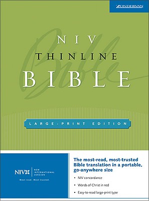 NIV Thinline Large Print Bible (New International Version)