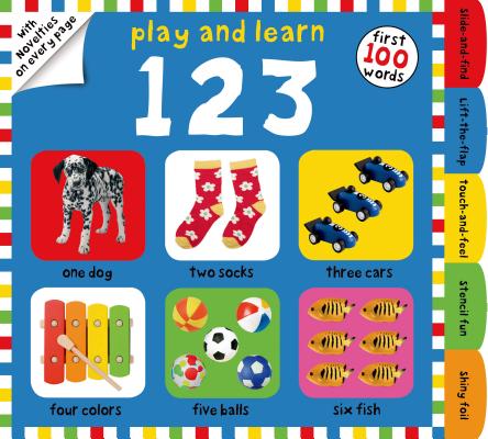 Play and Learn 123: First 100 Words, with Novelties on Every Page