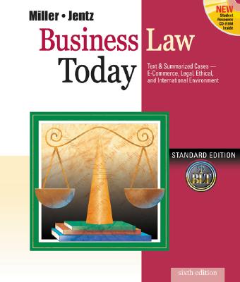 Image for Business Law Today, Standard Edition