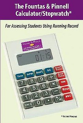 Fountas and Pinnell Calculator Stopwatch by FOUNTAS, PINNELL