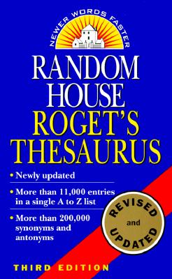 Image for Random House Roget's Thesaurus: Third Edition