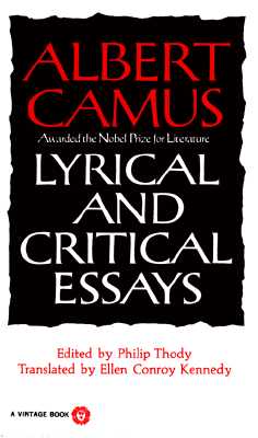 Image for Lyrical and Critical Essays