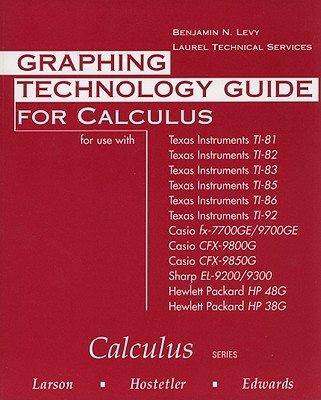 Image for Graphing Technology Guide for Larson/Hostetler/Edwards' Calculus, 6th (Calculus (Houghton Mifflin))