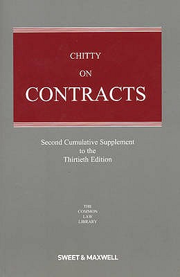 Image for Chitty on Contracts. 2nd Supplement to the 30th Edition Chitty on Contracts. 2nd Supplement to the 30th Edition