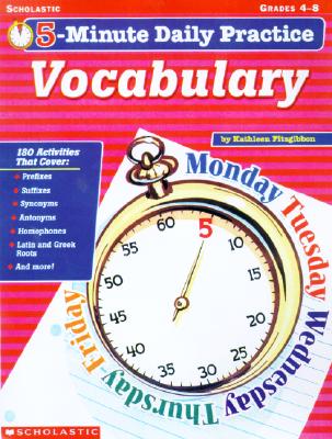 5-minute Daily Practice: Vocabulary (Grades 4-8)