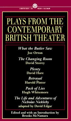 Image for Plays from the Contemporary British Theater (Mentor Series)