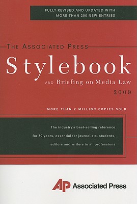 Image for The Associated Press Stylebook 2009 (Associated Press Stylebook & Briefing on Media Law)