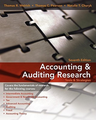 Image for Accounting & Auditing Research: Tools & Strategies Accounting & Auditing Research: Tools & Strategies