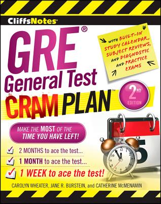 Image for CliffsNotes GRE General Test Cram Plan: 2nd Edition (CliffsNotes Cram Plan) CliffsNotes GRE General Test Cram Plan: 2nd Edition (CliffsNotes Cram Plan)
