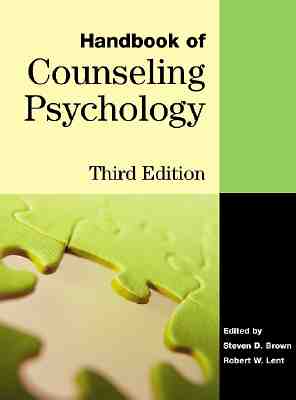 Handbook of Counseling Psychology