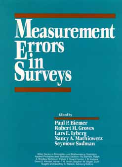 MEASUREMENT ERRORS IN SURVEYS