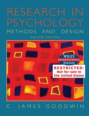 Research in Psychology: Methods and Design