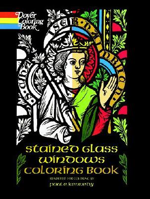 Stained Glass Windows Coloring Book
