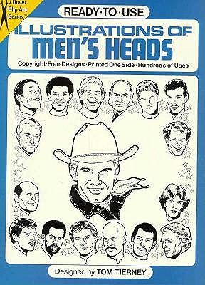 Ready-To-Use Illustrations of Men's Heads (Dover Clip-Art Series)