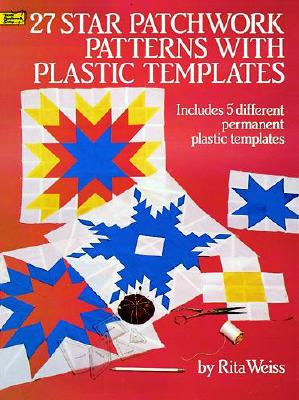 Plastic Templates for 27 Star Patchwork Patterns (includes 5 different permanent plastic templates)