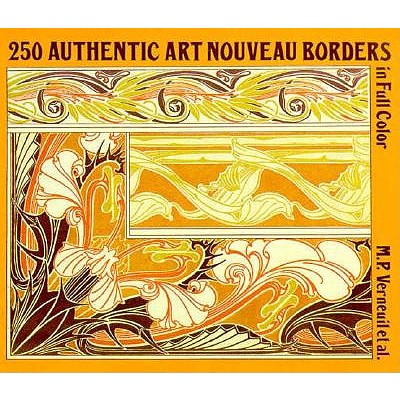 Image for 250 Authentic Art Nourveau Borders in Full Color (Pictorial Archive)
