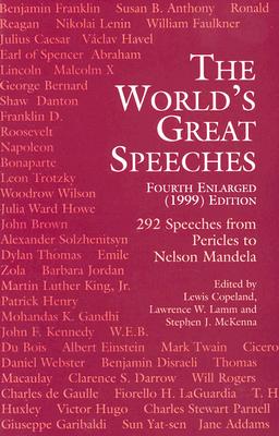 Image for The World's Great Speeches: Fourth Enlarged (1999) Edition