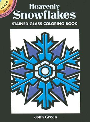 Image for Heavenly Snowflakes stained glass coloring book