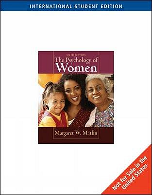 Psychology Of Women, International Edition, 6Th Edition